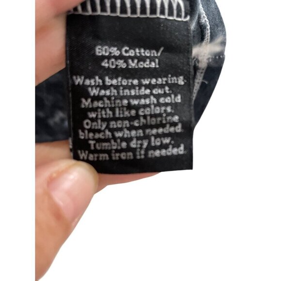 Rock & Republic T shirt Strappy Top Tie Dye white, Blue cotton casual size M - Picture 3 of 6